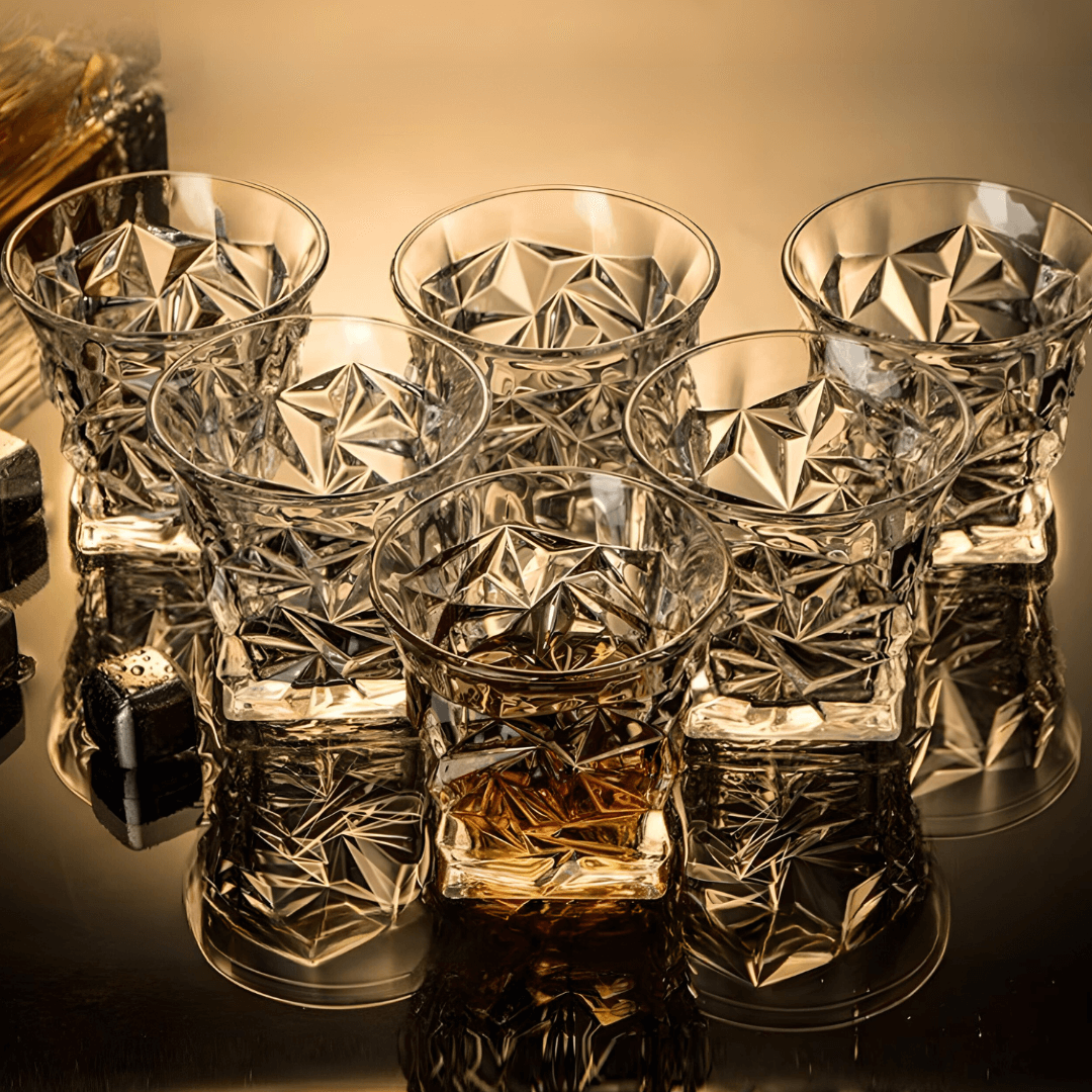 Vayu Sculpted Glass Set - product image 6
